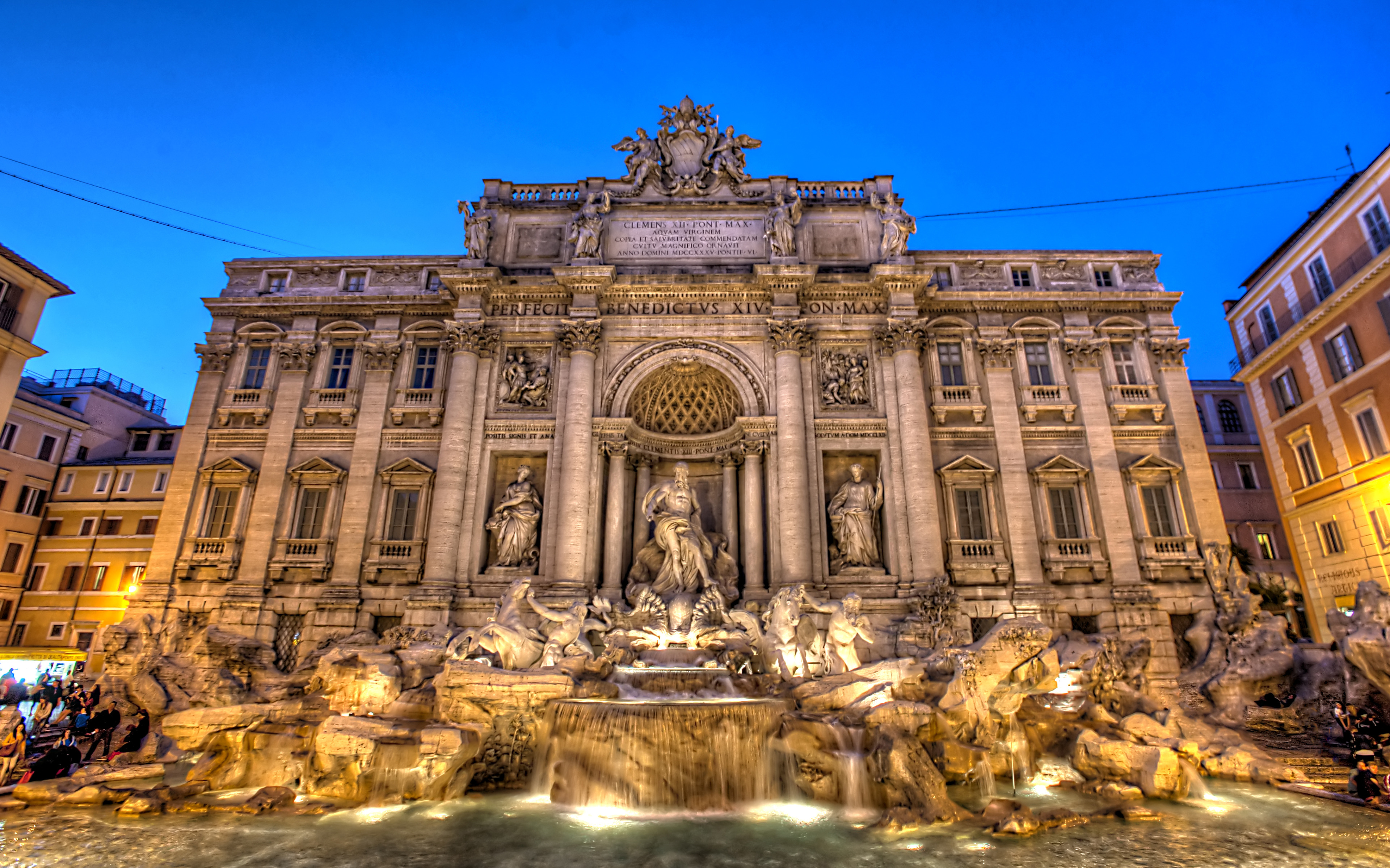 Trevi Fountain HD Wallpaper Background Image