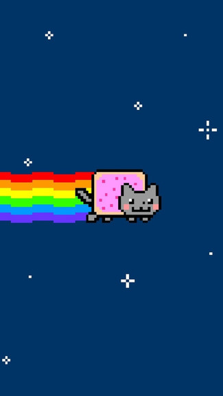 Nyan Cat iPhone Wallpaper
