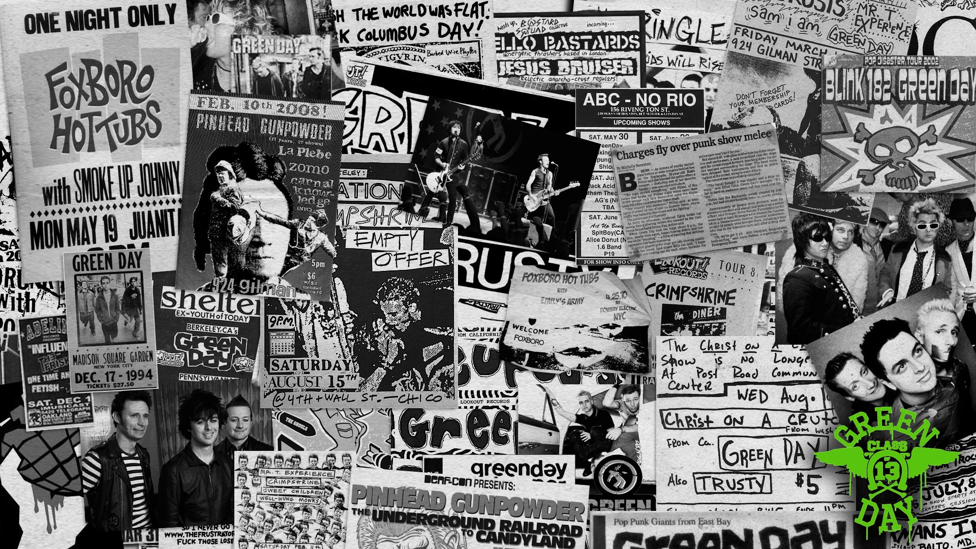  Download Wallpaper Music Green Day Punk Rock Band By vevans Punk 