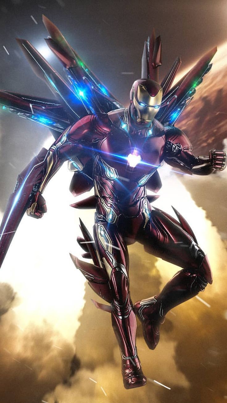 Avengers Endgame Iron Man Suit iPhone Wallpaper Fans