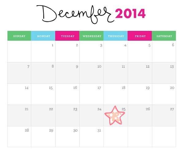 Christmas Calendar Countdown December Pictures