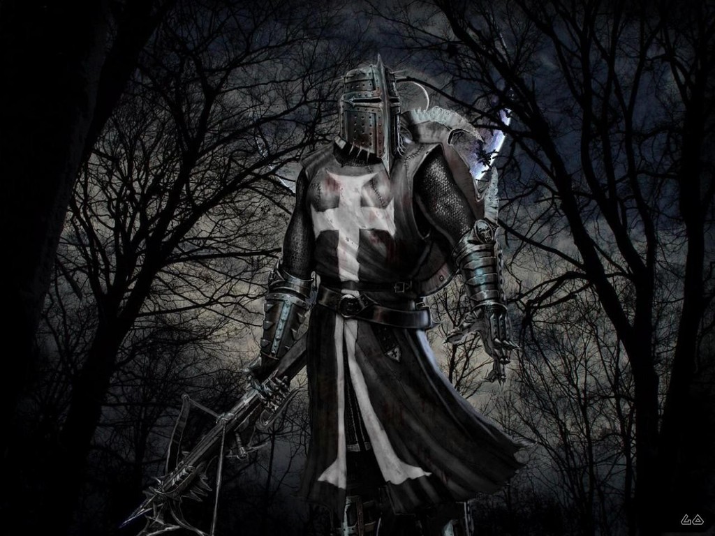 Wallpaper Knights Templar Warhammer Black Templars Image