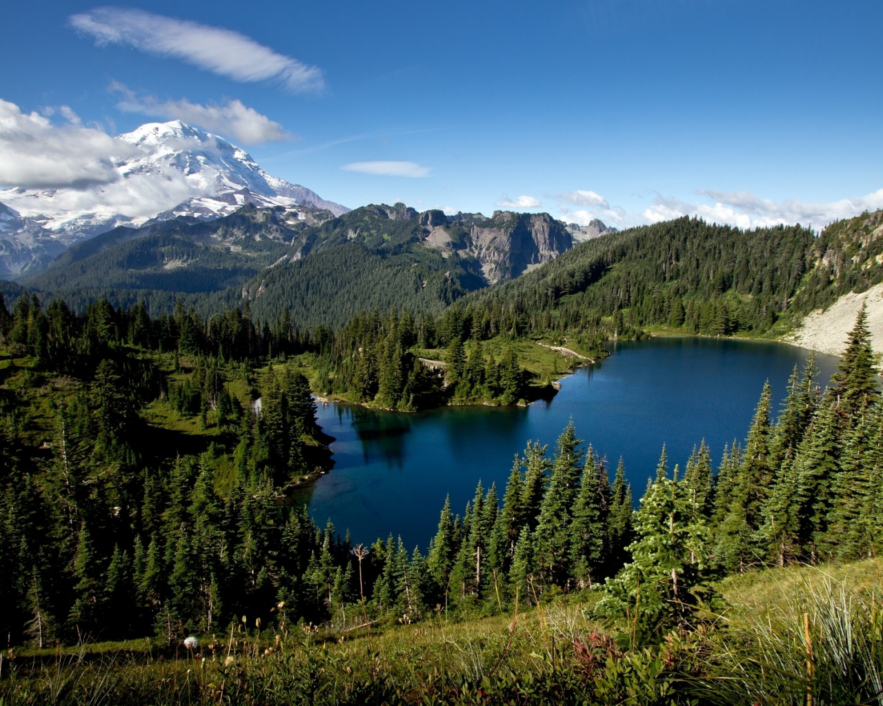 Mount Rainier Washington Usa Desktop Pc And Mac Wallpaper