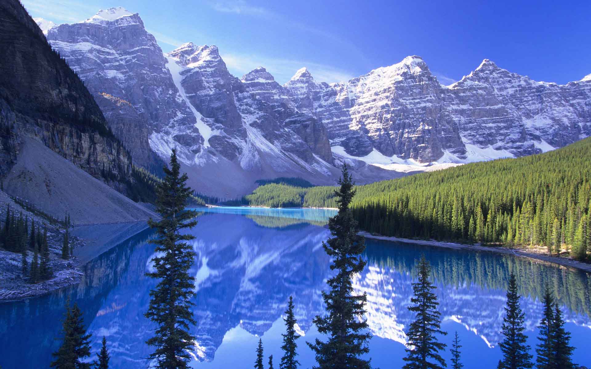 Mountain Lake Wallpaper HD Background Fresh