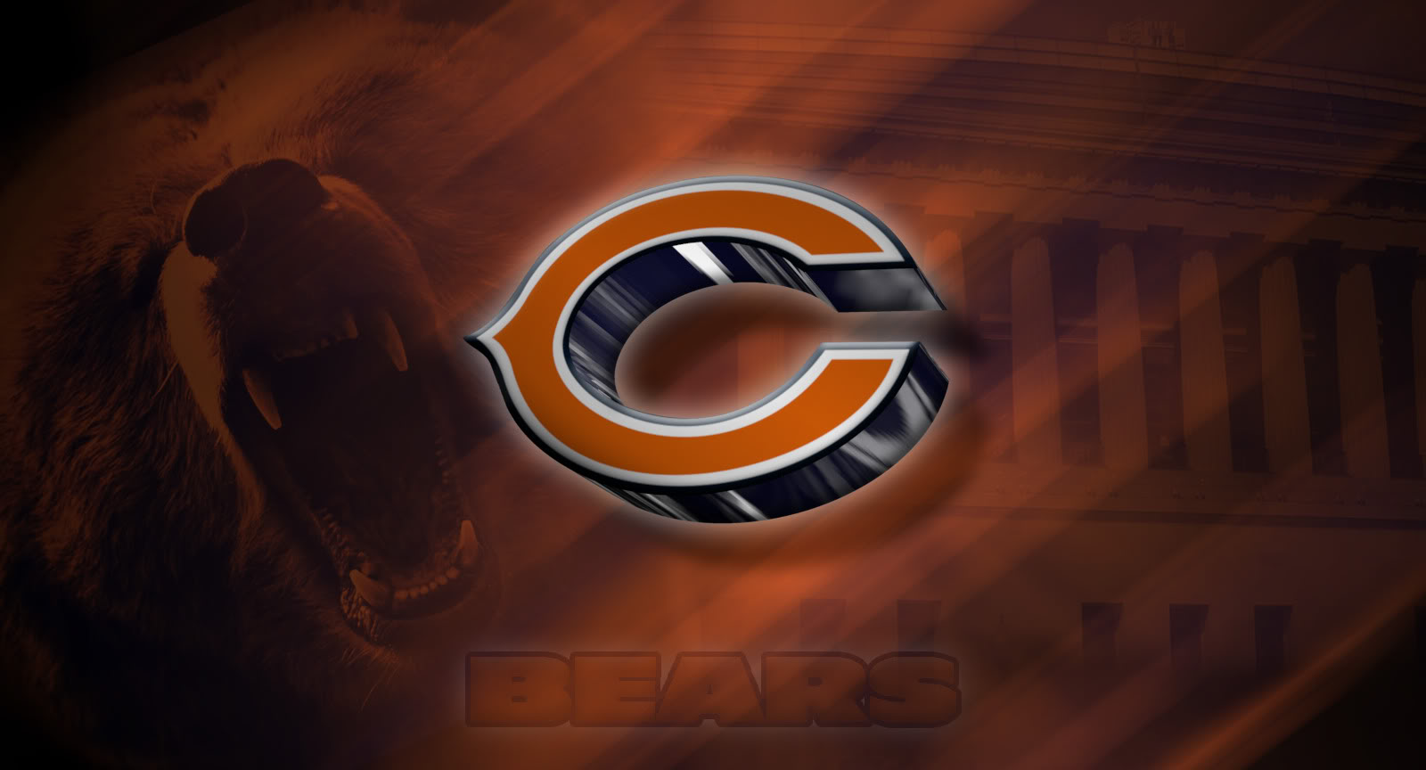 Chicago Bears Soldier Field Desktop Wallpaper