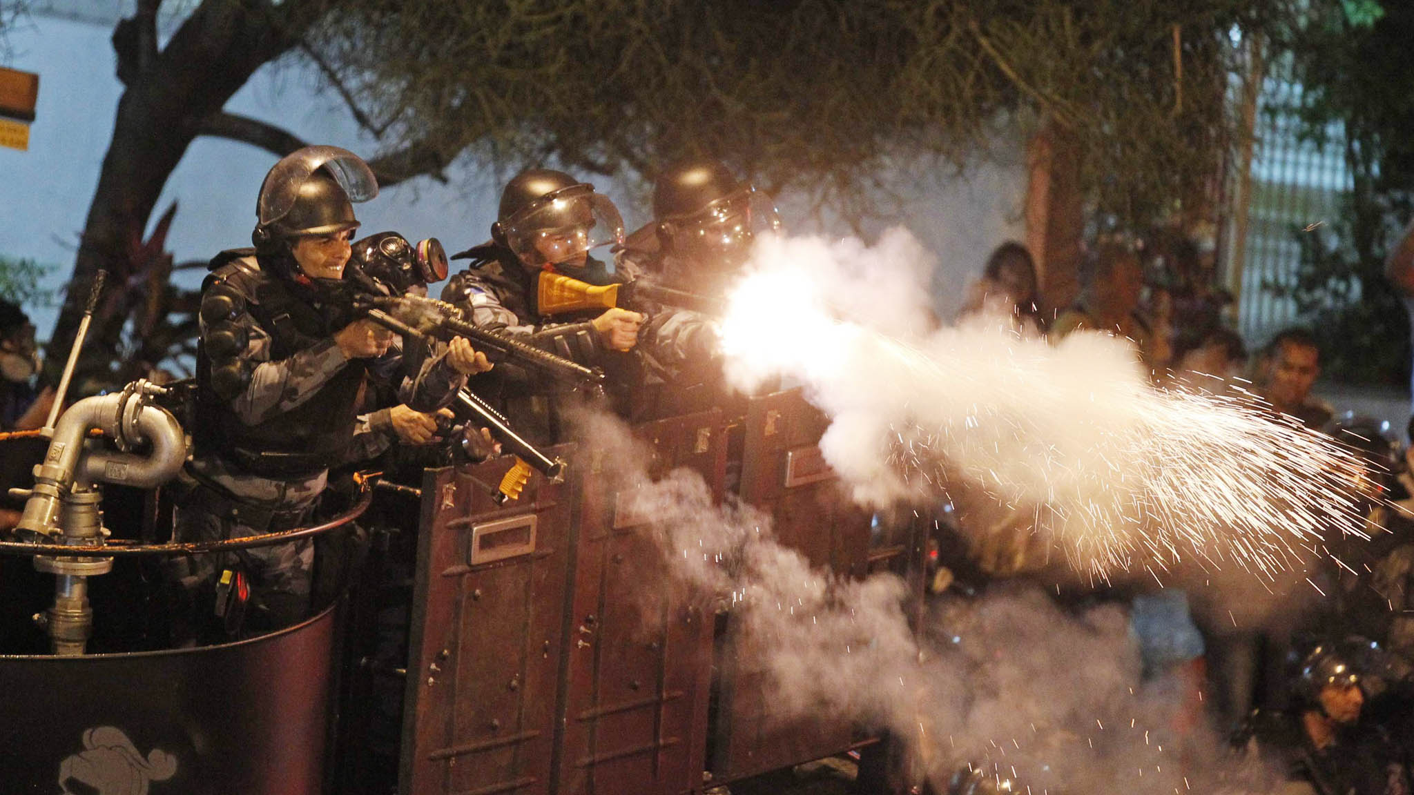 Riot Police Wallpaper Image