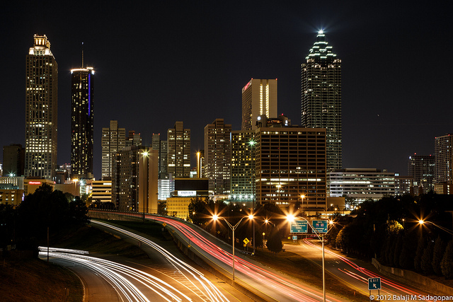 Atlanta Skyline Night Pictures