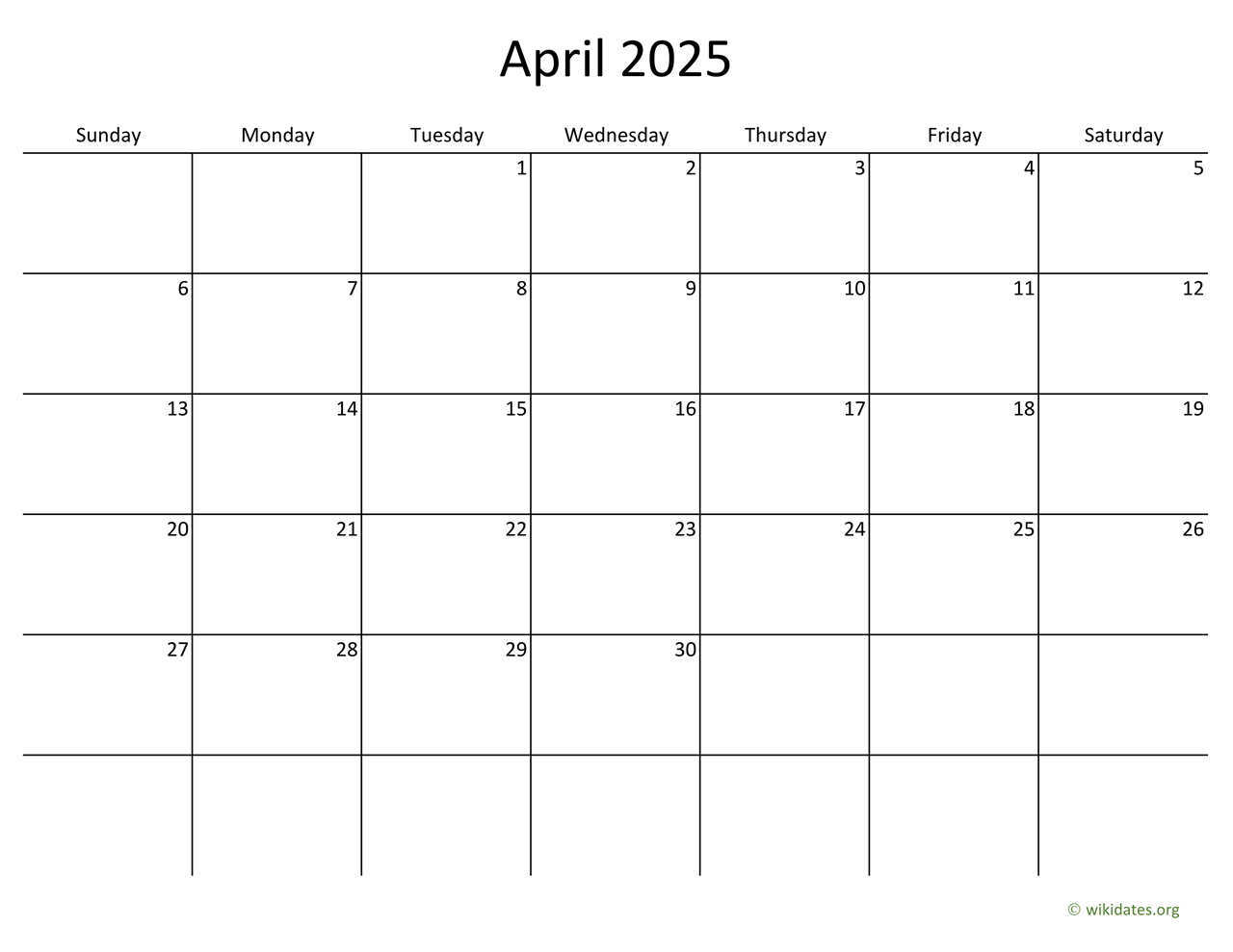 April Calendar Time And Date Wallpaper
