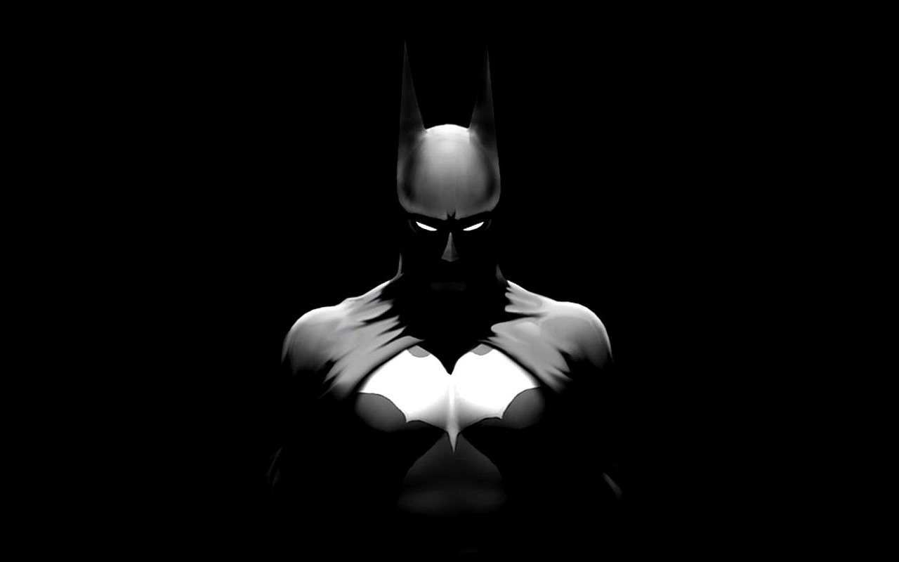 Zwart Witte Batman Achtergrond Is Een Echte Stripheld