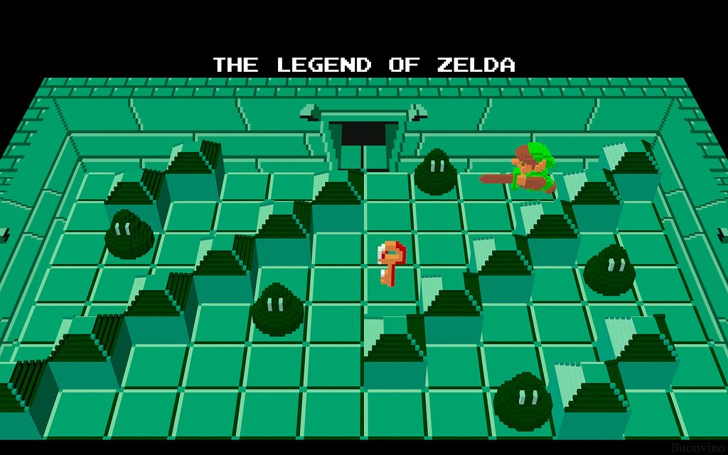 httpsflickrp4N2uAk Legend Of Zelda   Dungeon 3 A 3 D 1024x640
