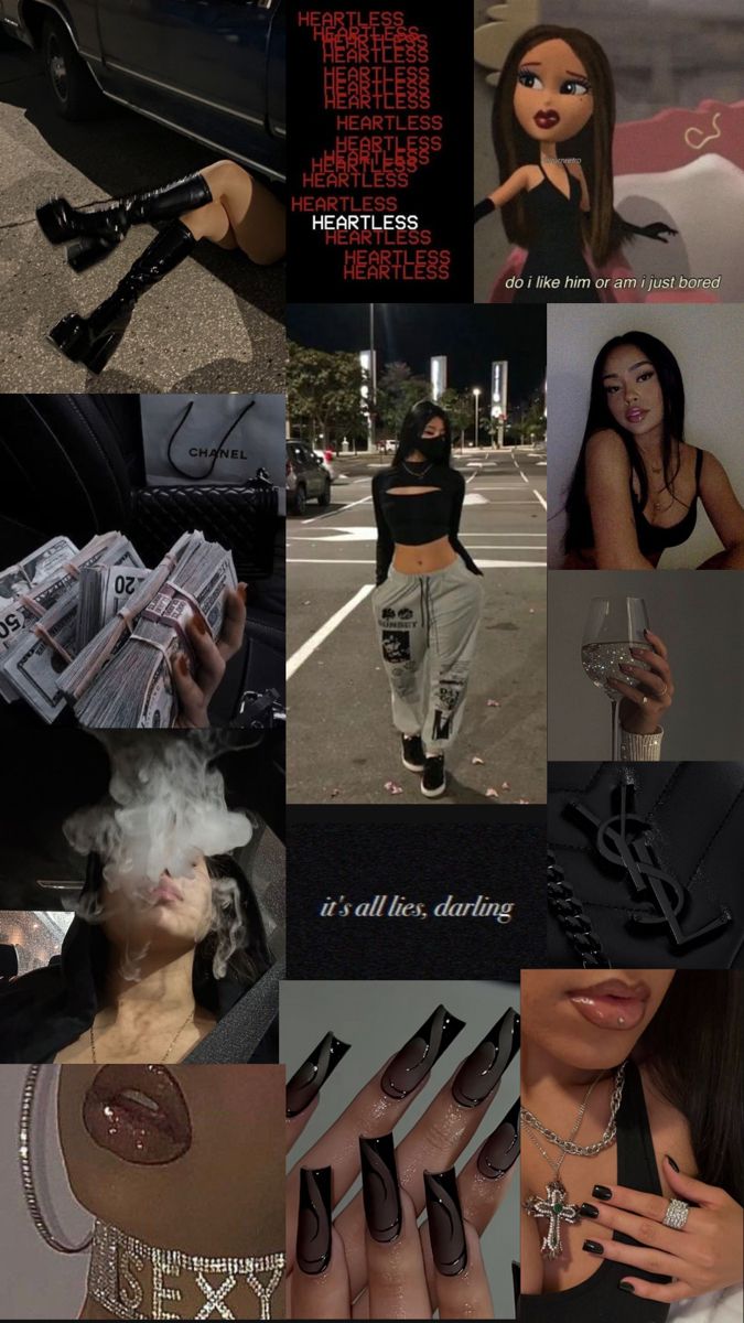 Baddie Black Aesthetic Wallpaper iPhone Classy Teen