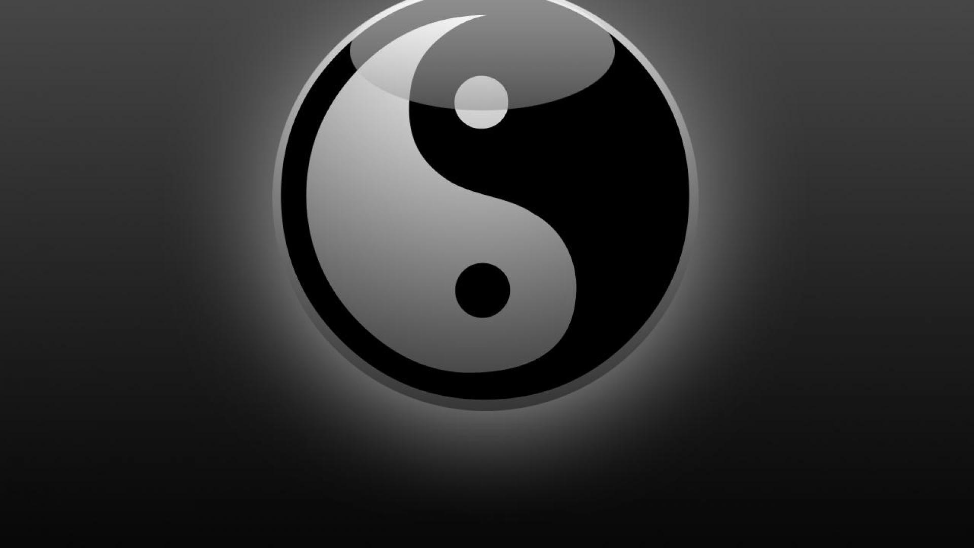 Yin Yang 3d Symbol Wallpaper HD