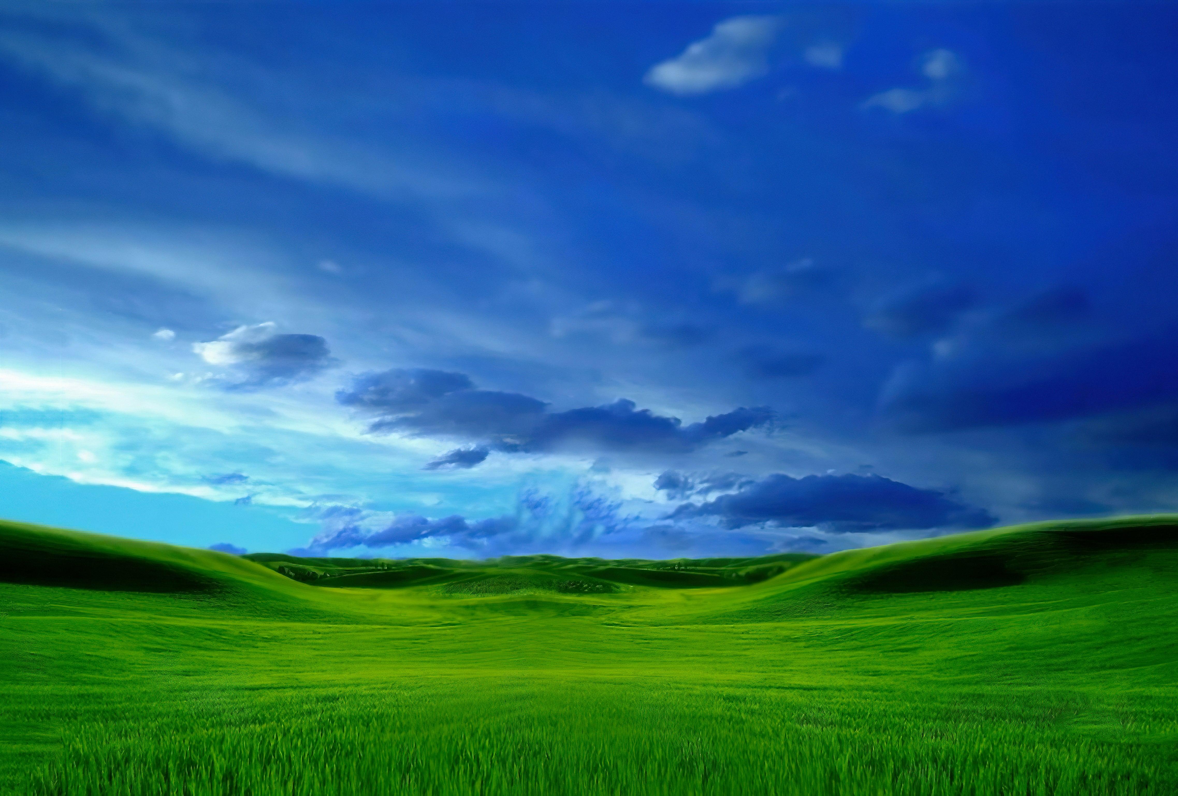 New Bliss From Windows Xp Royal Theme Upscaled To 4k R Windowsxp
