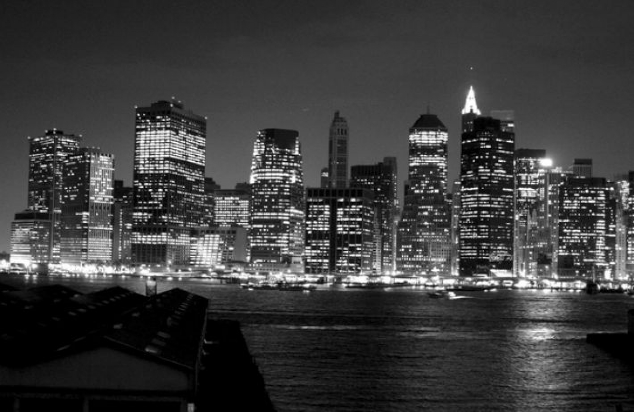 New York Skyline Wallpaper Black And White Pictures