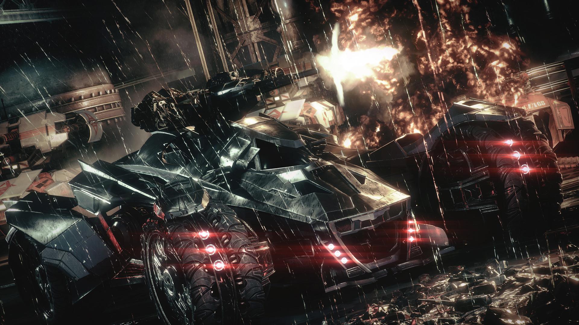 Batman Arkham Knight Trailer Mixes Ace Chemicals With Tanks Pc