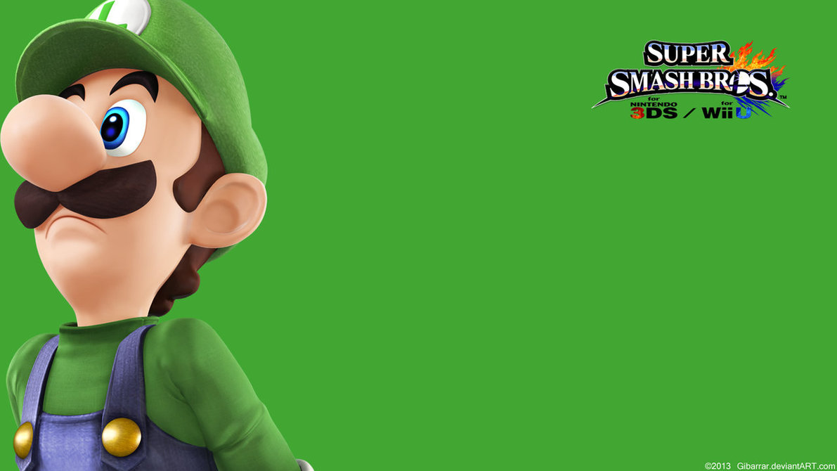 Luigi Wallpaper Super Smash Bros Wii U 3ds By Gibarrar On