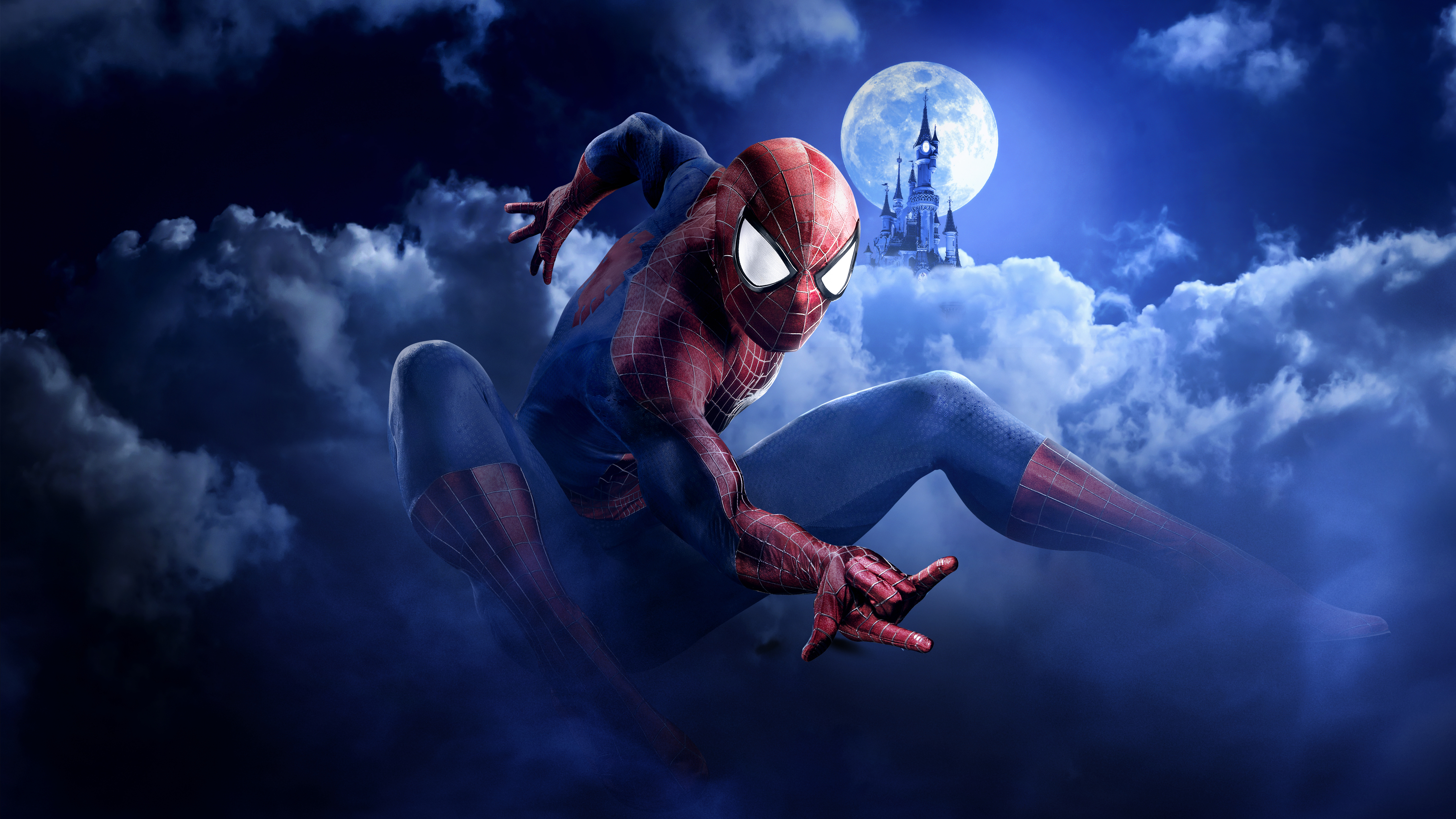 Spiderman Disneyland Paris Marvel Summer Of Superheroes 5k Wallpaper