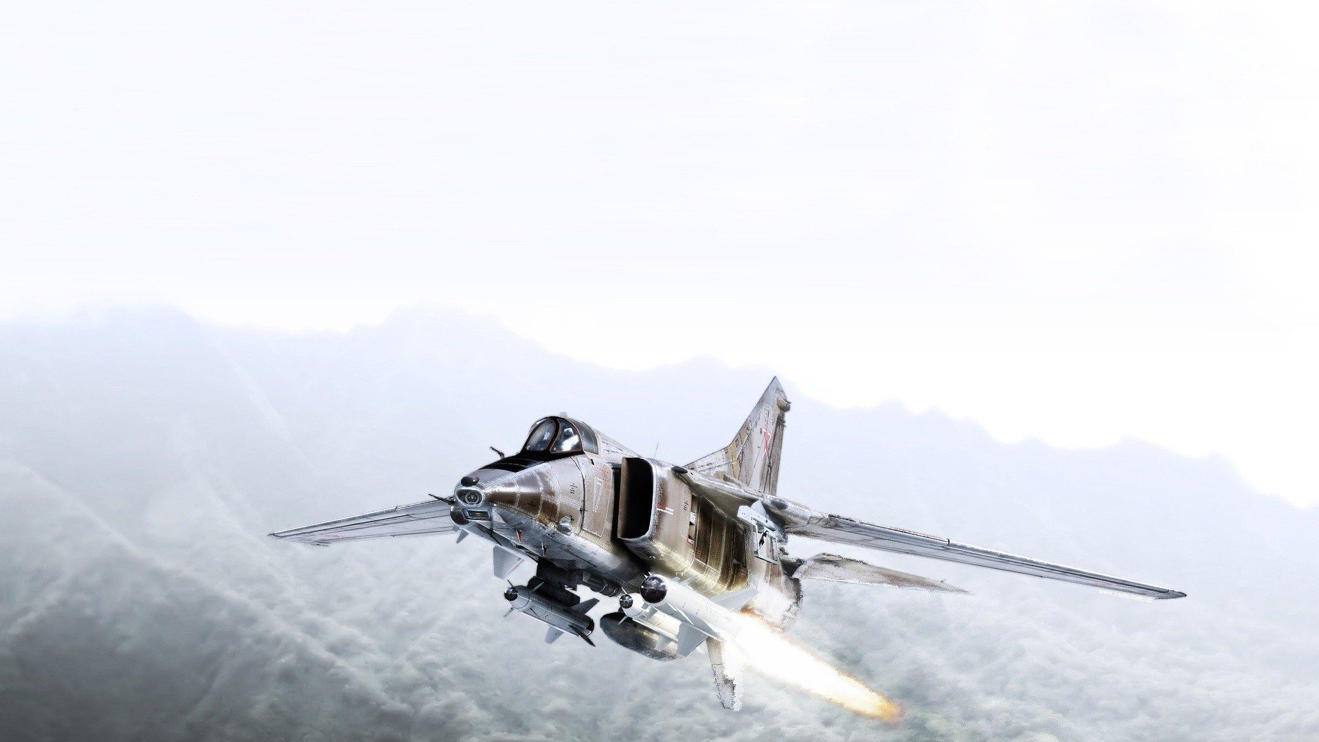 mig 27 Fighter Jet Russian Airplane Plane Military Mig 9 1920x1080