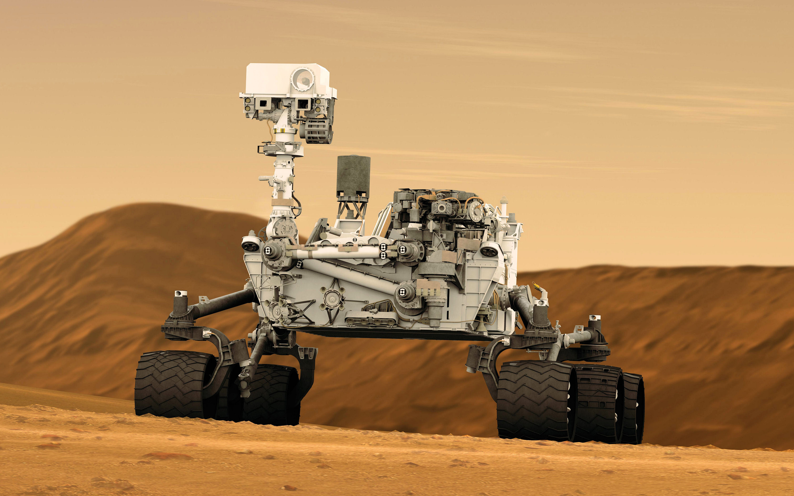 Nasa Curiosity Mars Rover HD Wallpaper