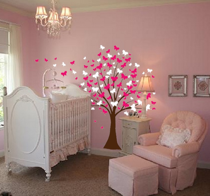 Wall Decals For Girls Room Grasscloth Wallpaper