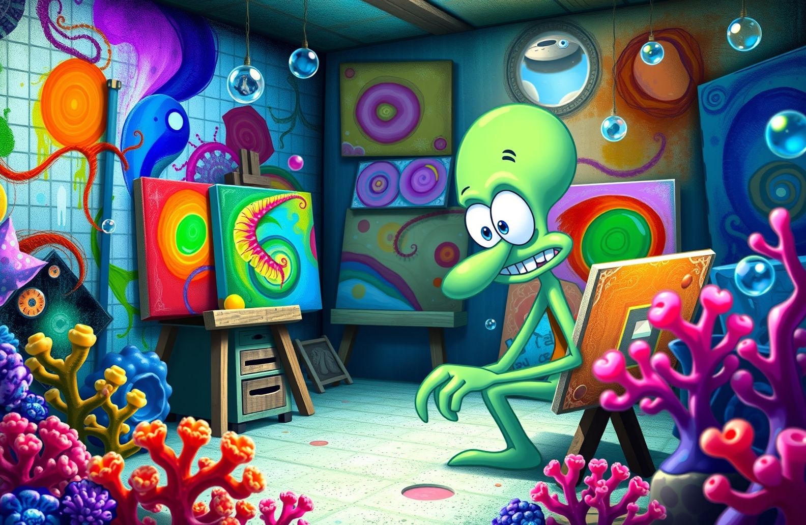Squidward Wallpaper