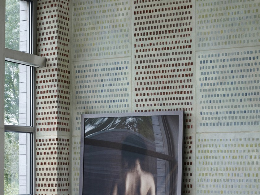 Motif Bathroom Wallpaper Changing Dots Wet System