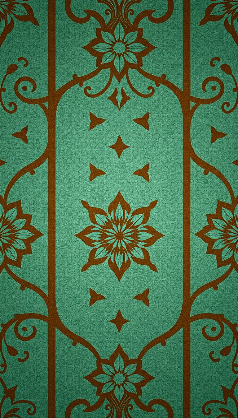 Teal And Brown Wallpaper