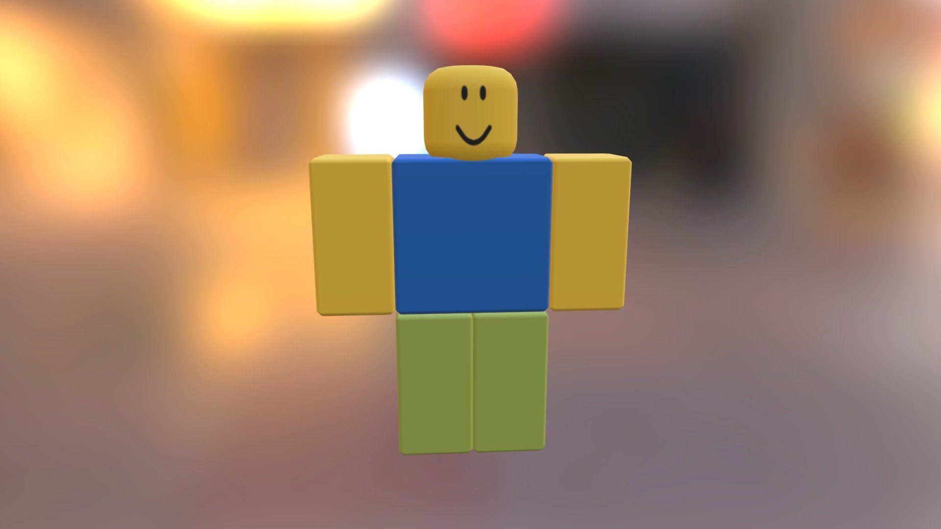 Download A hilariously silly Roblox Noob Wallpaper