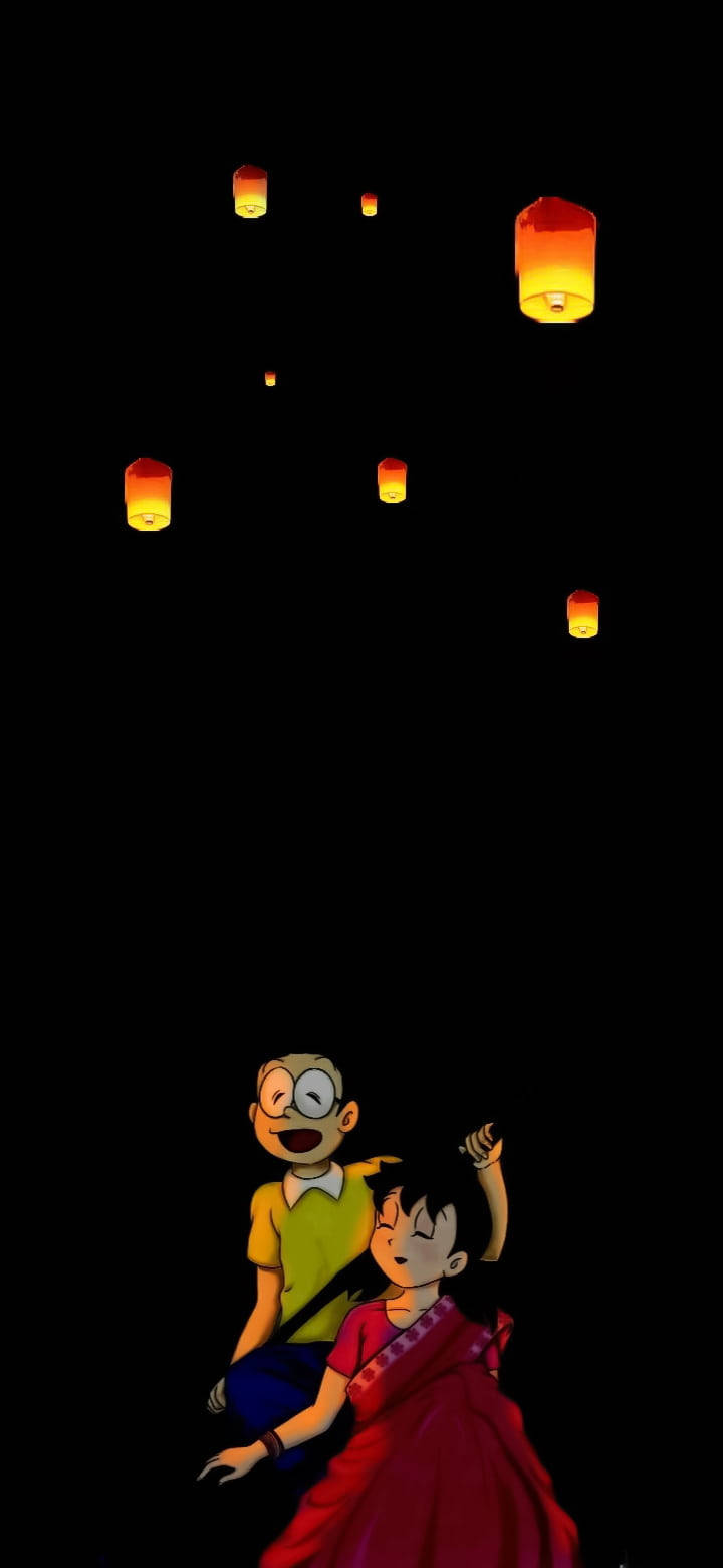 Shizuka And Nobita Wallpaper