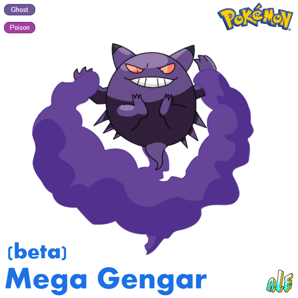 Mega Gengar Beta By Urbinator17