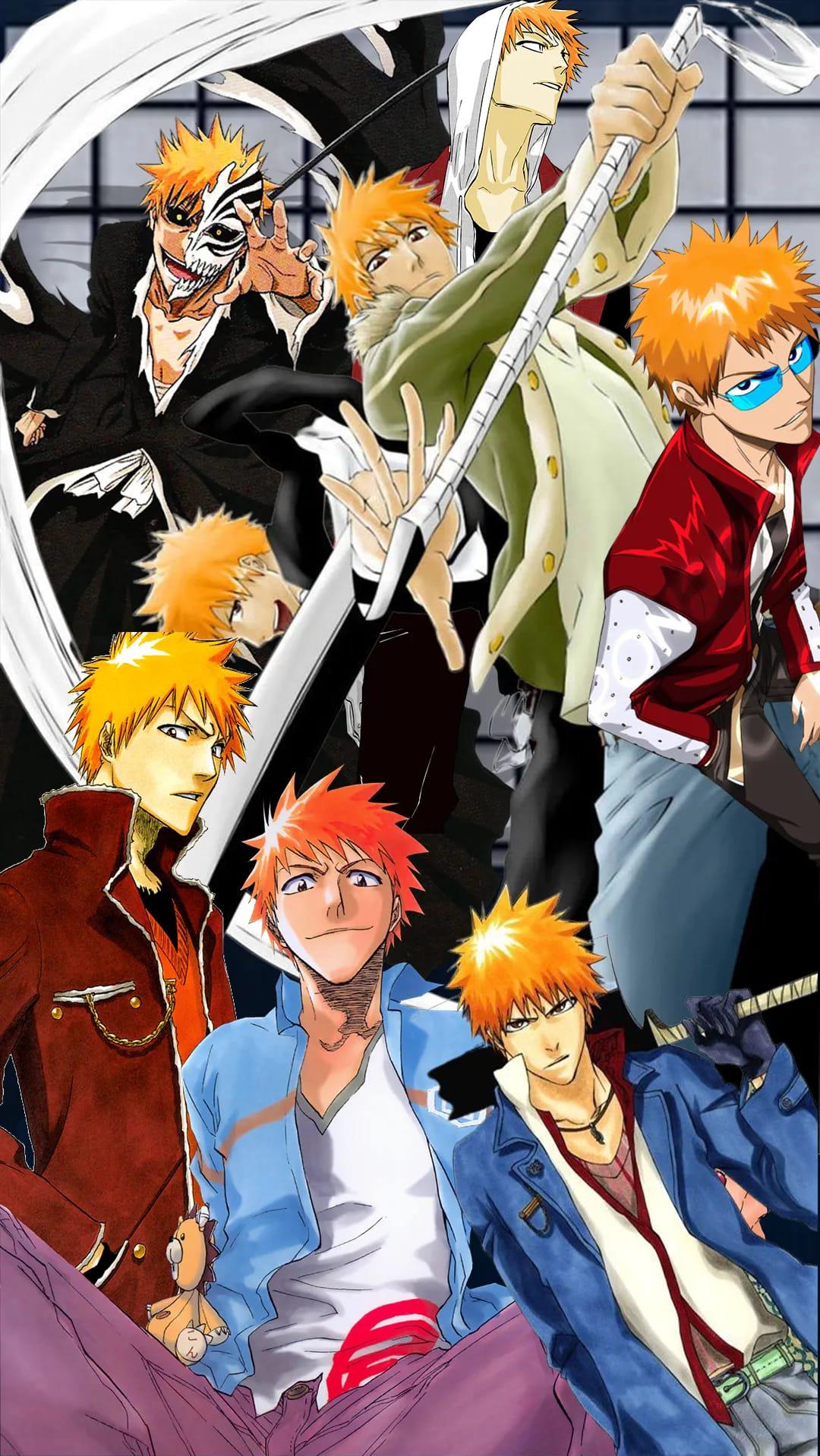 Ichigo Dual Sword Zanpakuto Bleach TYBW 4K Wallpaper iPhone HD Phone #7781i