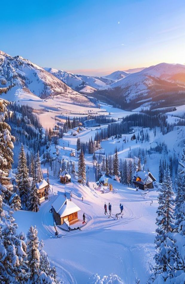 Ski Resort Wallpaper