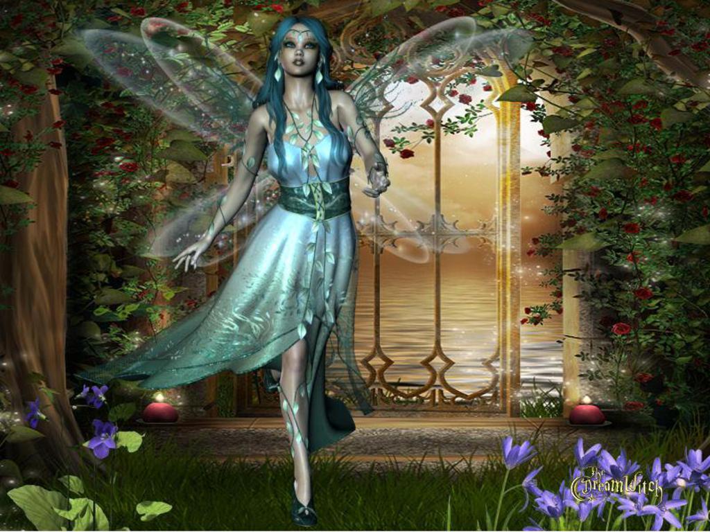 Green Garden Fairy Fairies