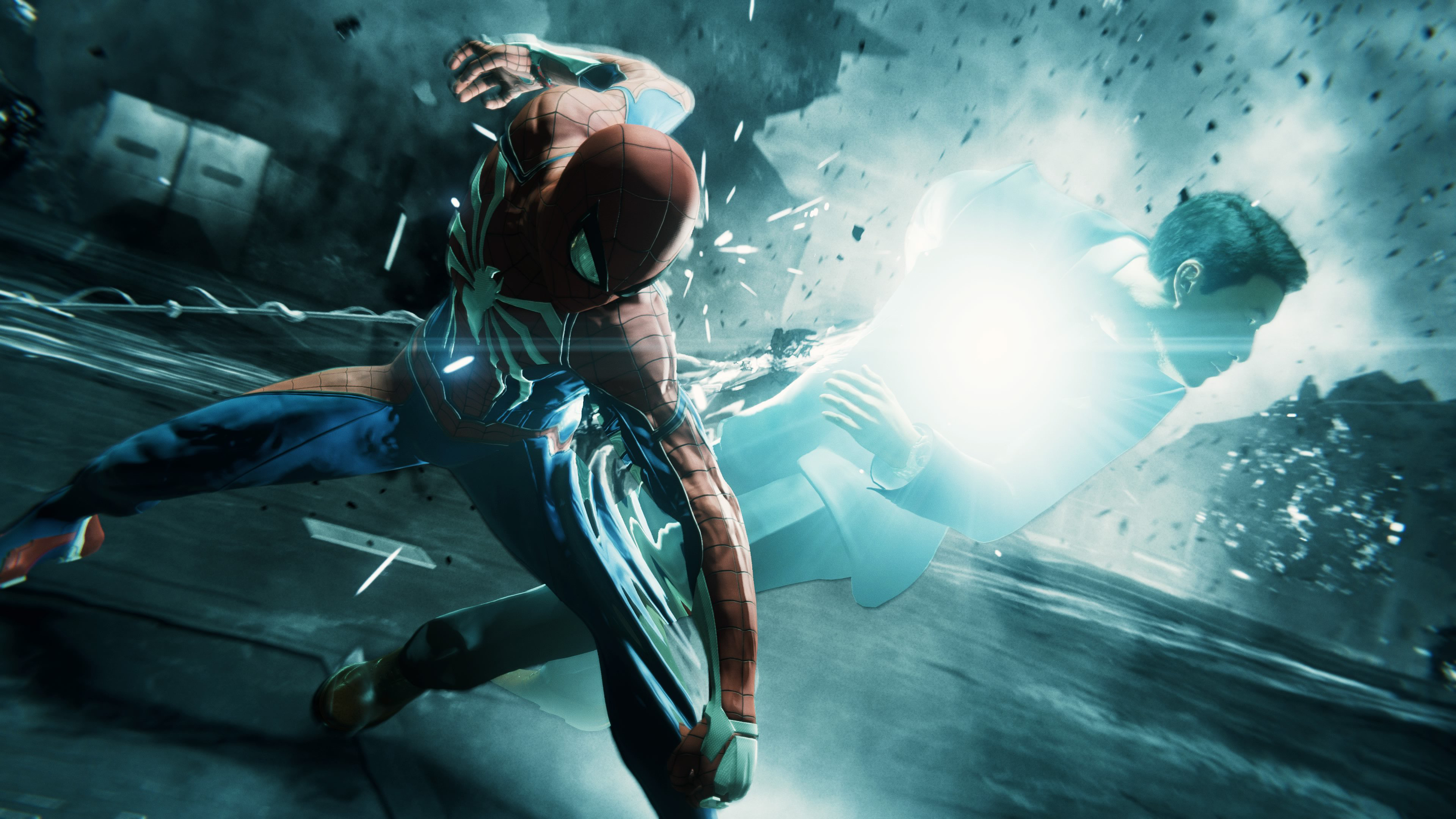 Spiderman Ps4 Fight4k 4k HD Wallpaper Image Photos And Picture