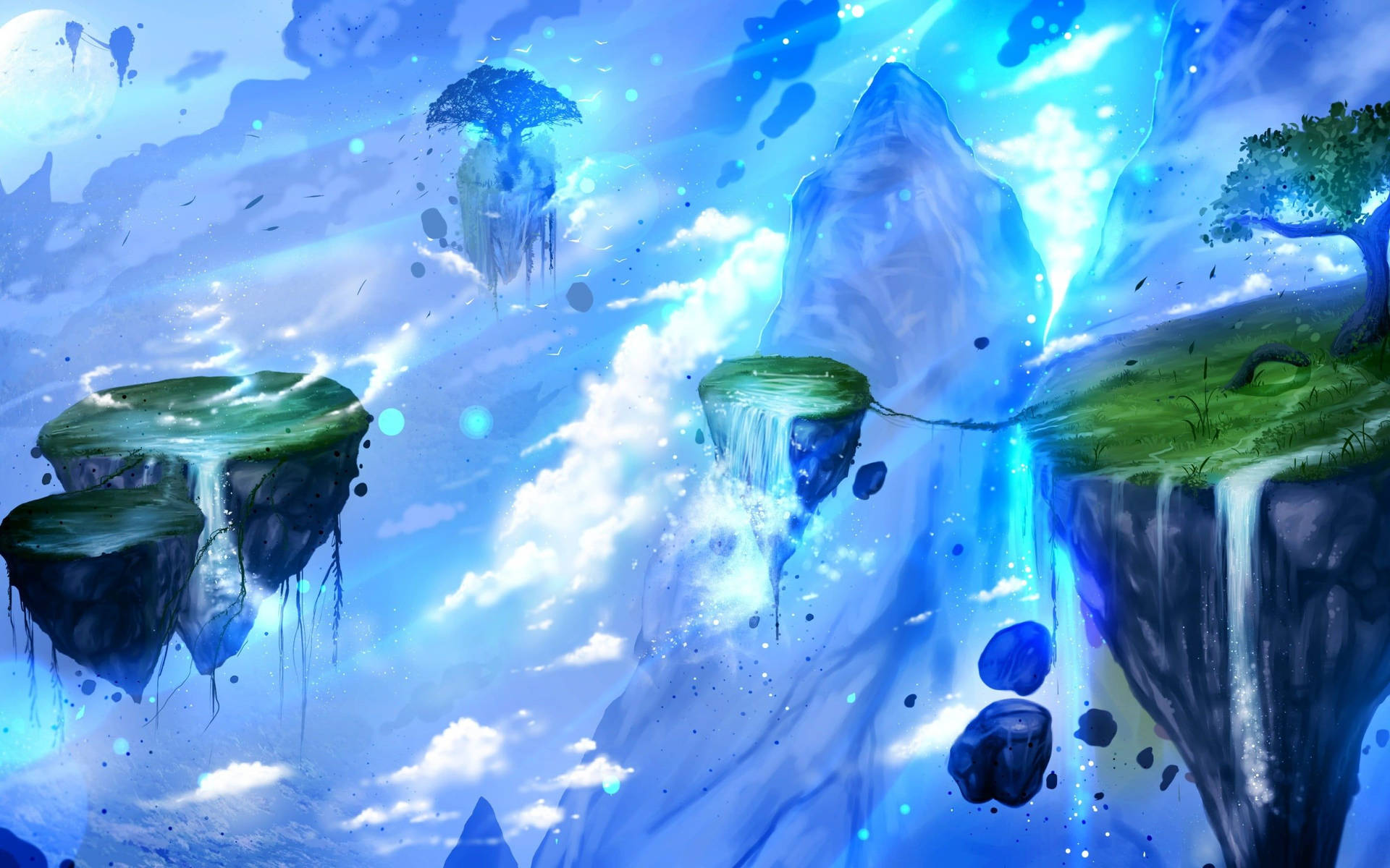 Floating Island Wallpaper