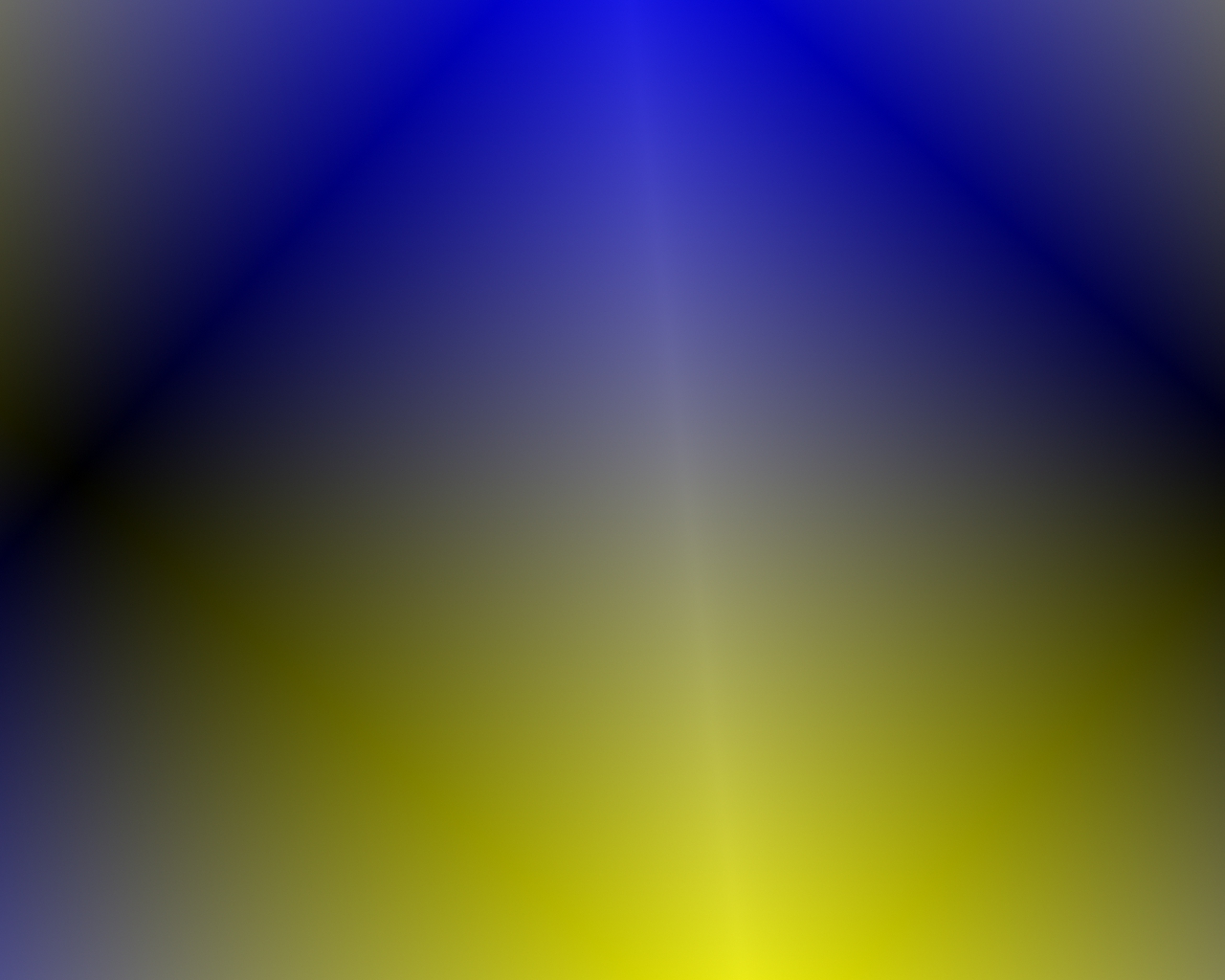 Blue And Yellow Merge Wallpaper