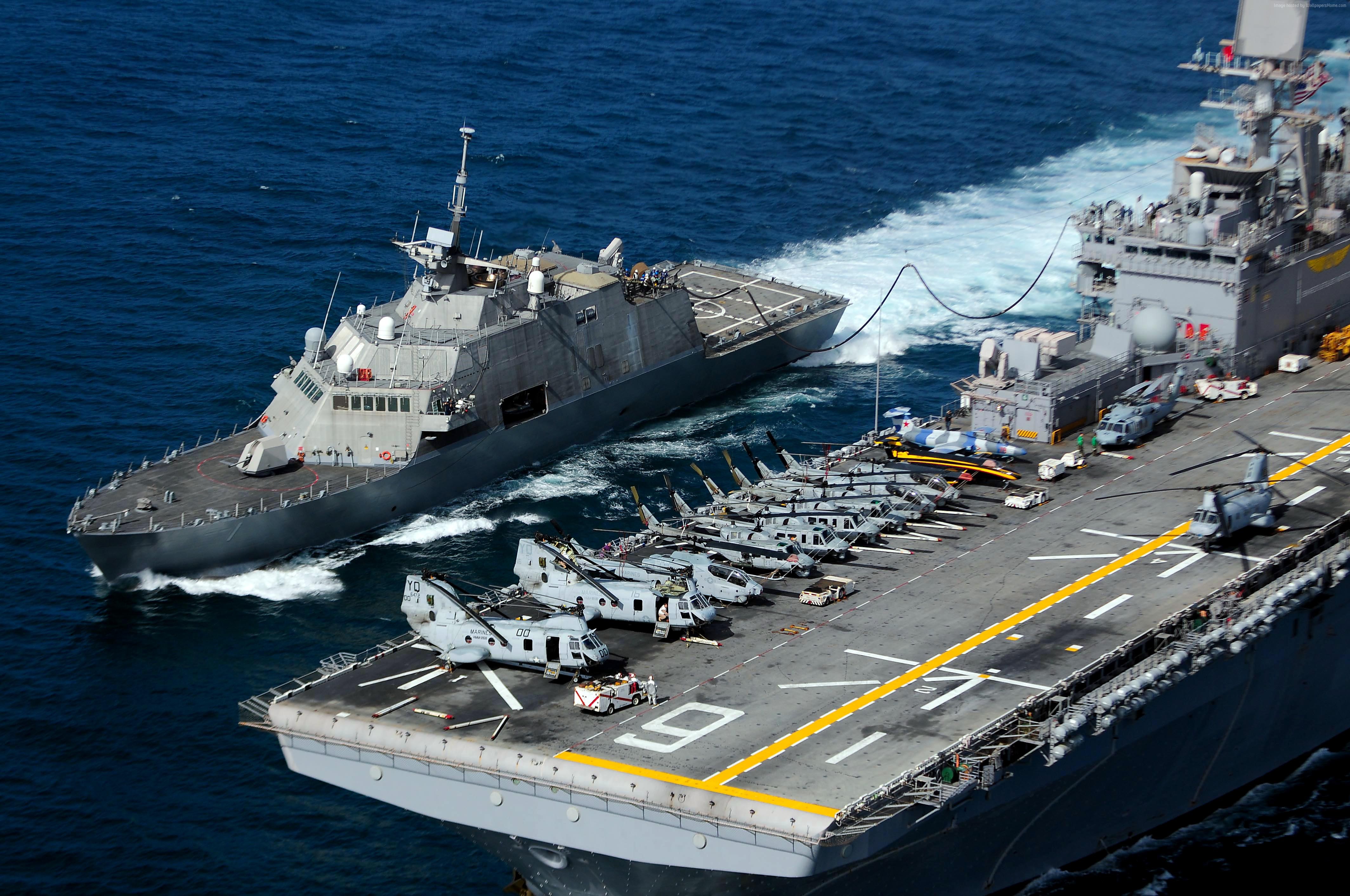 USS Freedom Wallpaper Military Vessels USS Freedom LCS 1 lead 4256x2827