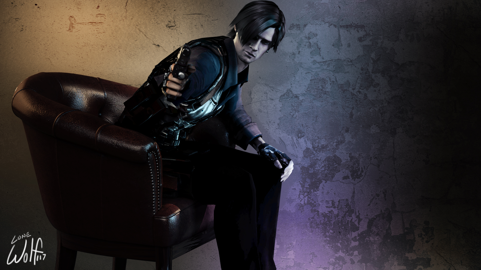 Leon S Kennedy Face Me By lonewolf117