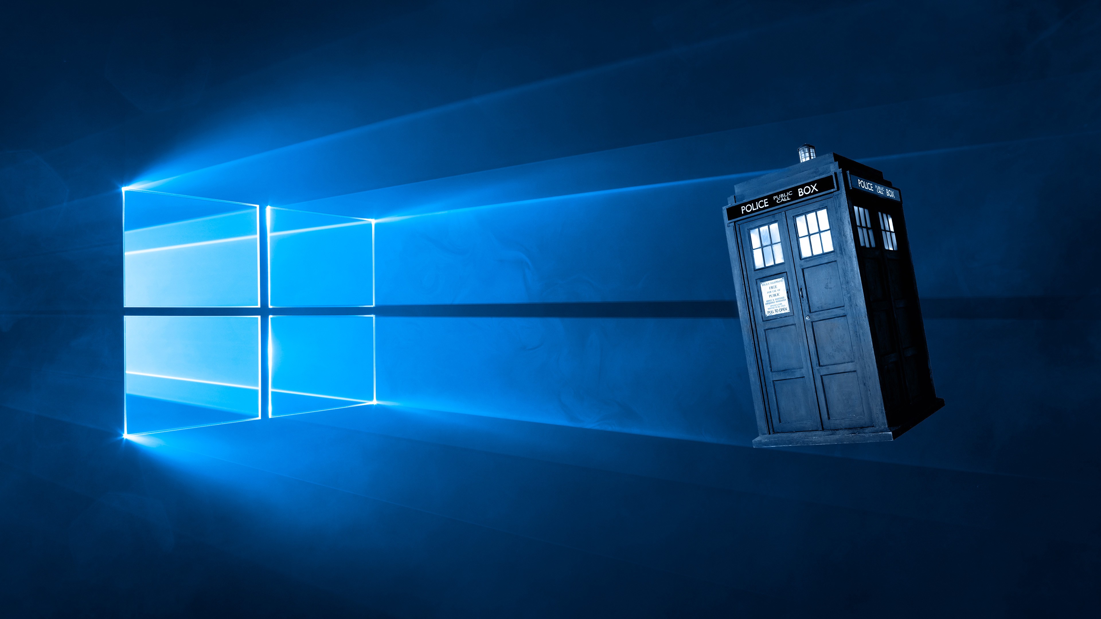 Image Tardis Blue Wallpaper Windows Hd