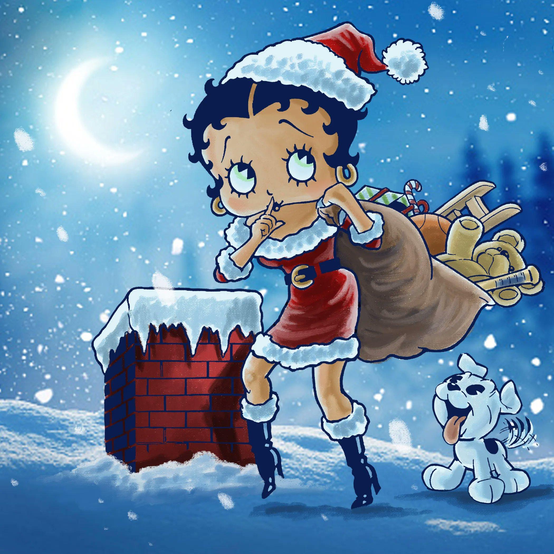 Betty Boop On X It S Christmaseve How Do You Spread Joy During