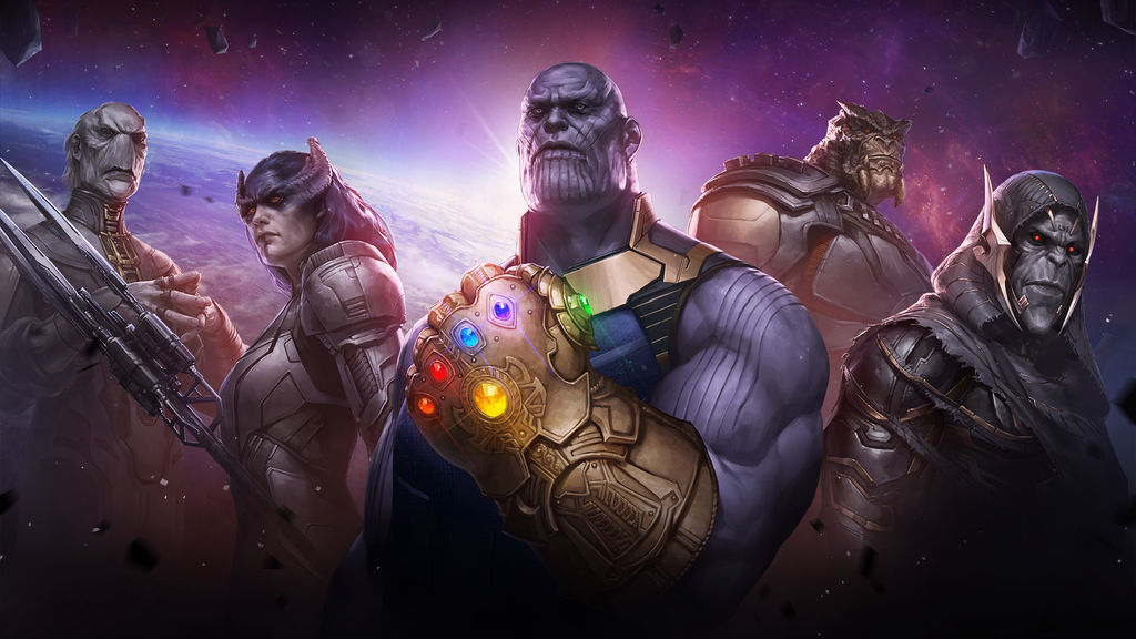 Marvel Future Fight Infinity War Wallpaper By Mintmovi3 On