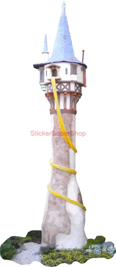 Rapunzel Tower Tangled Decal Removable Wall Sticker Home Decor Art