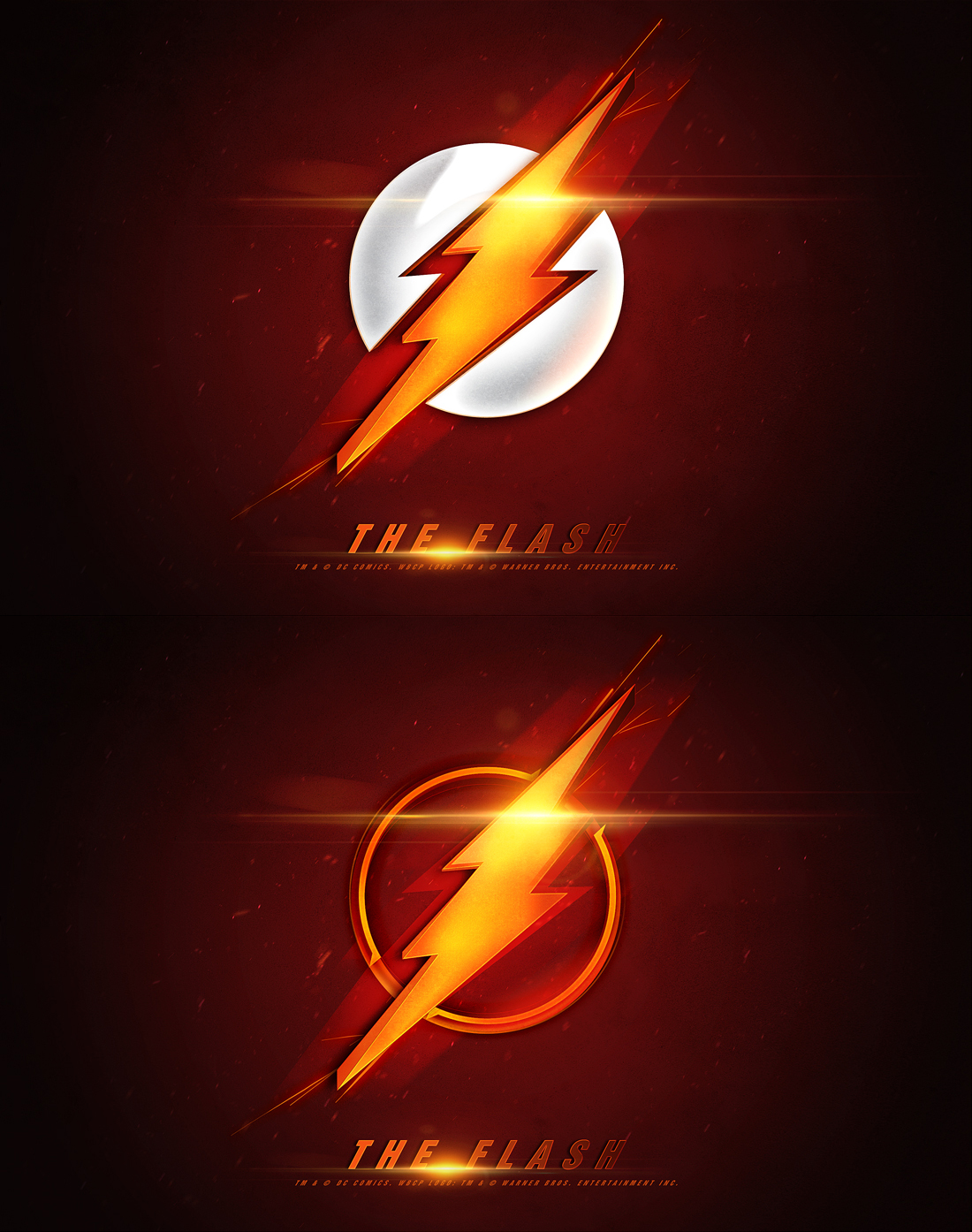 The Flash Logo   Movie Poster by oroster on