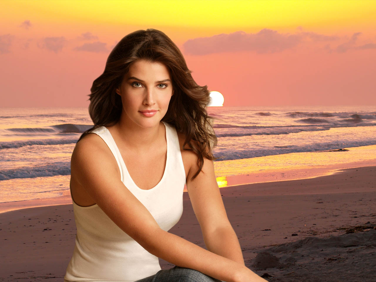 Cobie Smulders HD New Nice Wallpaper World Sound