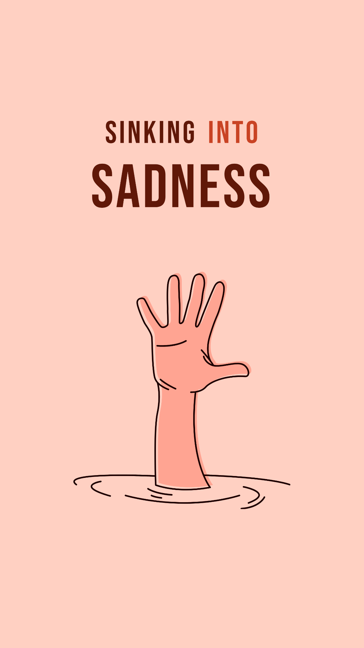 Sad iPhone Wallpaper Template To Edit Online