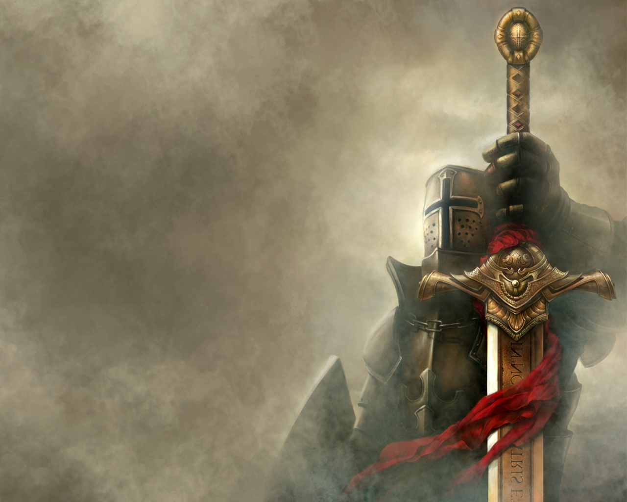 Fantasy Knights Wallpaper Swords
