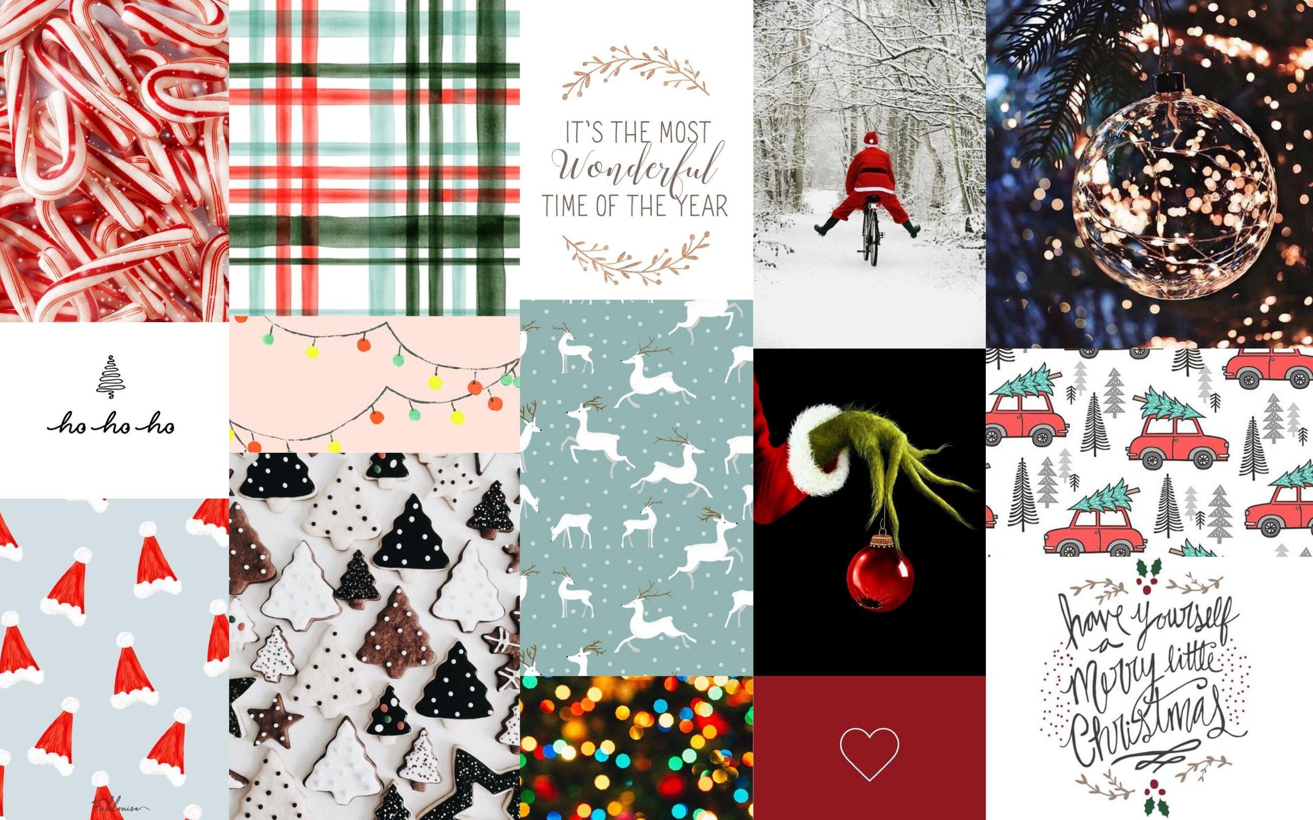 Christmas Desktop Wallpaper   Etsy
