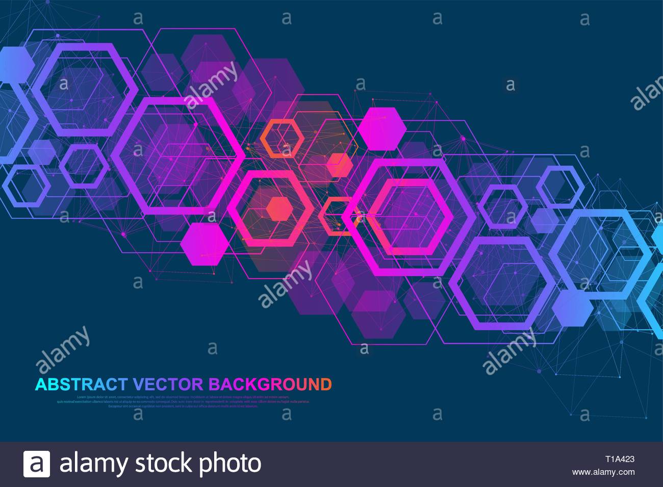 Scientific Molecule Background For Medicine Science Technology