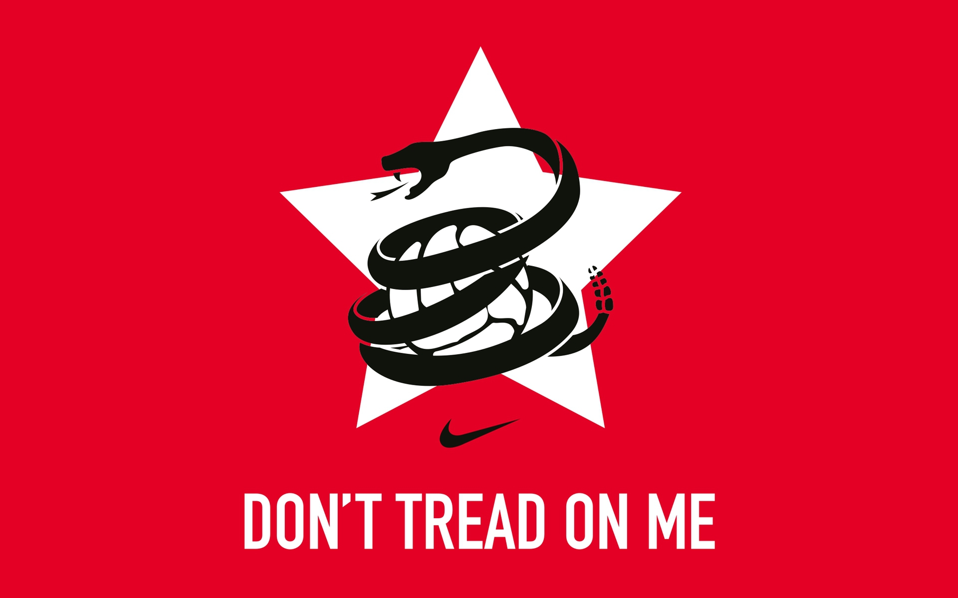 Don T Tread On Me Nike Logo Wallpaper And Image