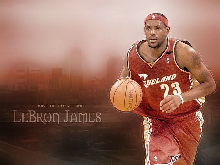 Lebron James Desktop Wallpaper Of Nba Cleveland Cavaliers